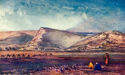 De heuvels rond Nazareth vanaf de vlakte van Esdraelon, 1902 door John Fulleylove