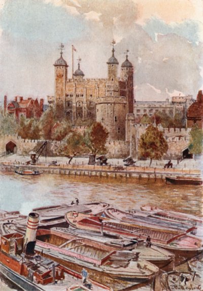 De Tower of London door John Fulleylove