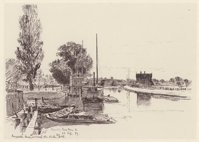 Het Universiteitsbootshuis door John Fulleylove