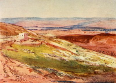 De Vallei van de Jordaan vanaf de Olijfberg, 1902 door John Fulleylove