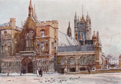 Westminster Hall en Victoria Toren door John Fulleylove