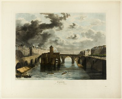 Parijs, Le Pont-au-Change door John Gendall