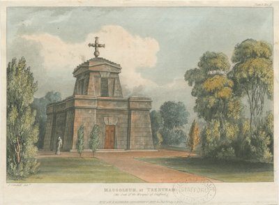 Trentham - Het Mausoleum door John Gendall