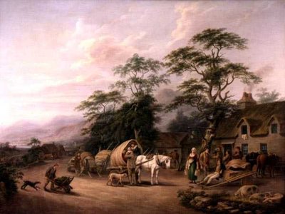 Een plattelandstafereel in Ierland door John George Mulvany