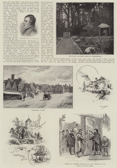 Alfred, Baron Tennyson, Dichter Laureaat door John Gilbert