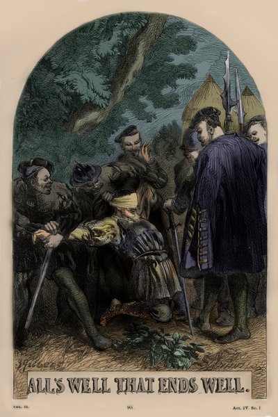 Het Eind Goed, Al Goed door William Shakespeare door John Gilbert