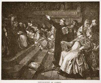 Bijeenkomst van de Geestelijkheid, illustratie uit 