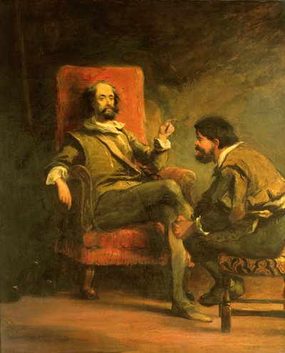 Don Quichot en Sancho Panza uit Cervantes