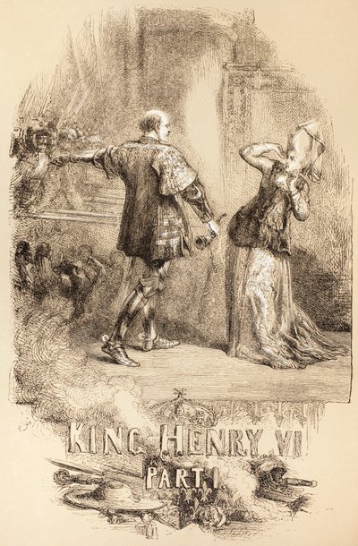 Henry VI, Deel I, 1890 door John Gilbert
