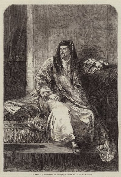 Koning Hendrik IV door John Gilbert