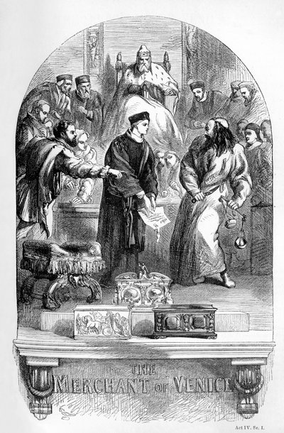 De Koopman van Venetië door John Gilbert