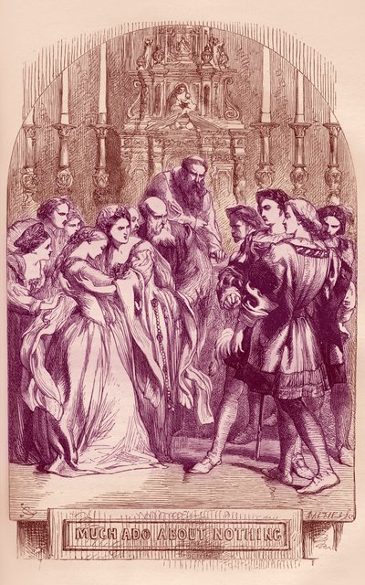 Veel Gedoe om Niets door William Shakespeare door John Gilbert
