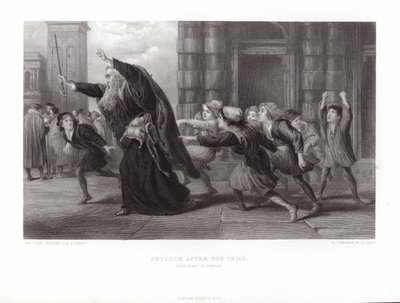 Shylock door John Gilbert