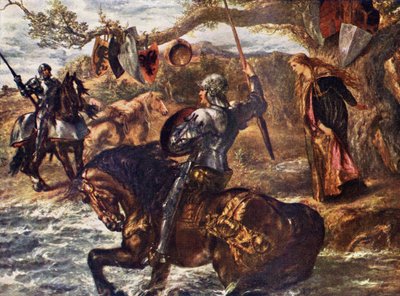 Sir Lancelot, illustratie uit 