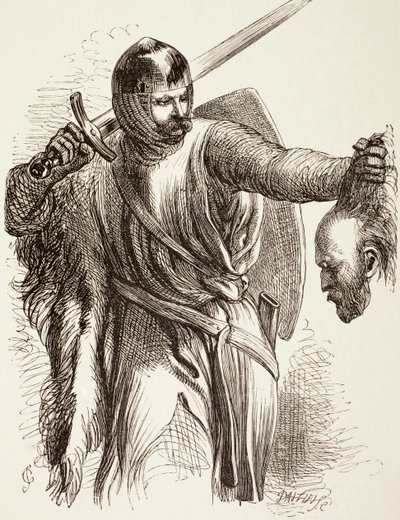 De bastaard met het hoofd van Oostenrijk, 1890 door John Gilbert