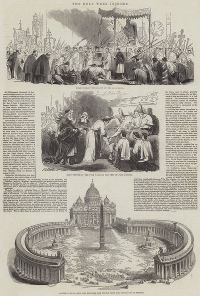 De Heilige Week in Rome door John Gilbert