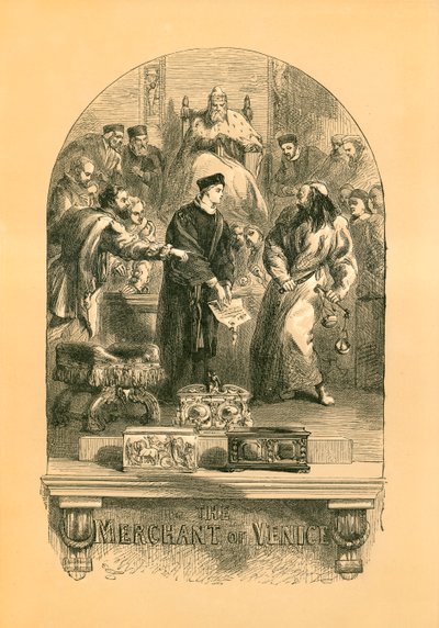 De koopman van Venetië door John Gilbert