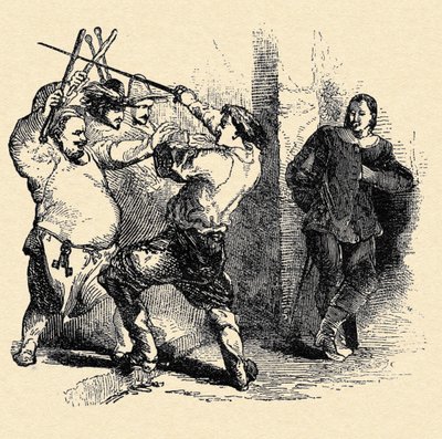 De Drie Musketiers door John Gilbert