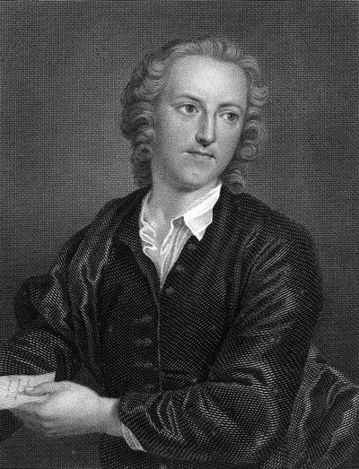 Portret van Thomas Gray door John Giles Eccardt