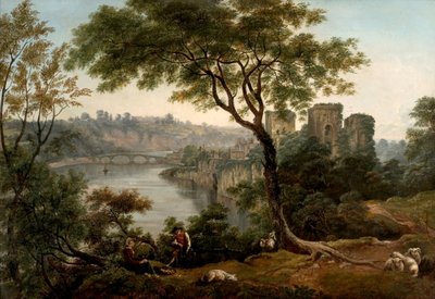 Chepstow Castle, Monmouthshire door John Glover
