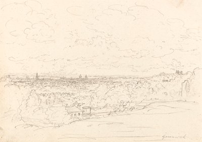 Ver Uitzicht op Greenwich door John Glover