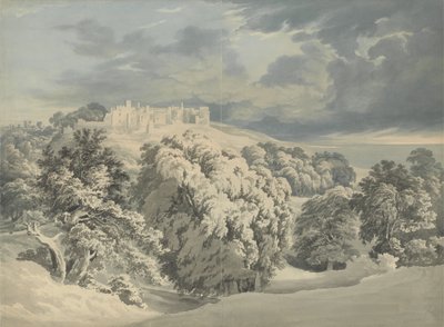St. Donats Castle, Glamorganshire door John Glover