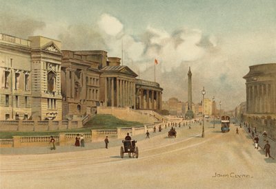 Liverpool: William Brown Street, Technische School, Museum en Vrije Bibliotheek door John Glynn