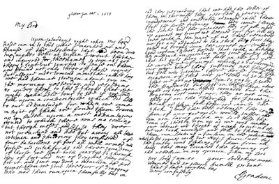 Een brief van Graham van Claverhouse, Burggraaf Dundee, 1629 door John Graham