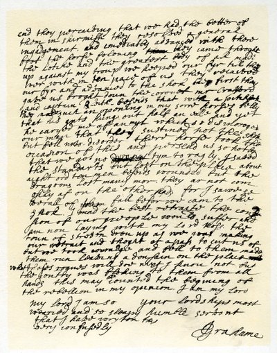 Brief van John Graham van Claverhouse aan George Livingston, 1 juni 1679 door John Graham