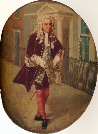 Richard Suett als Bayes in The Rehearsal door George Villiers, 2e Hertog van Buckingham door John Graham