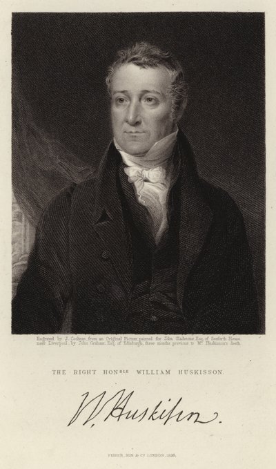 De zeer eerbiedwaardige William Huskisson door John Graham