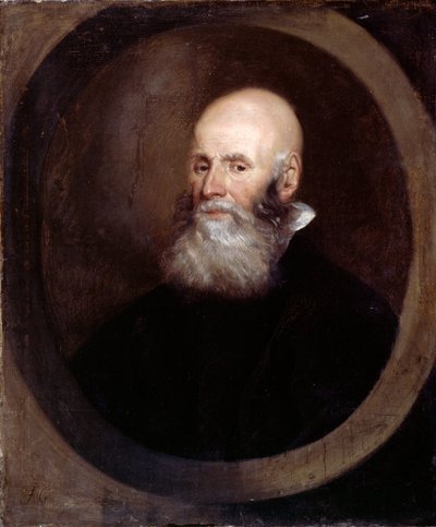 Hoofd van een man met baard door John Greenhill
