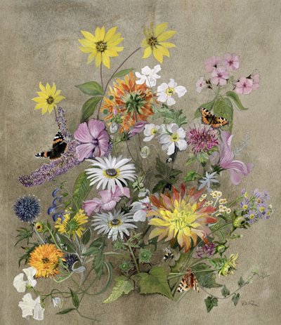 Zomerbloemen door John Gubbins