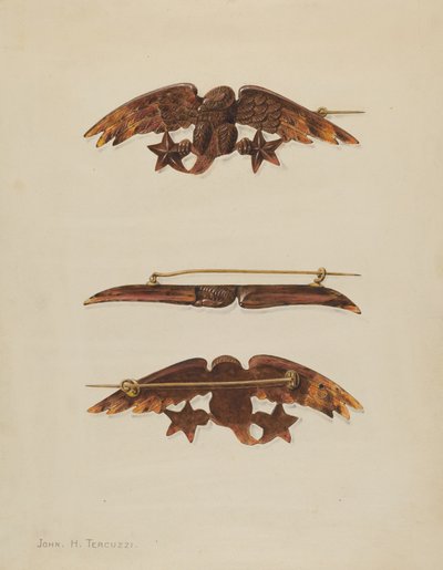 Broche door John H. Tercuzzi