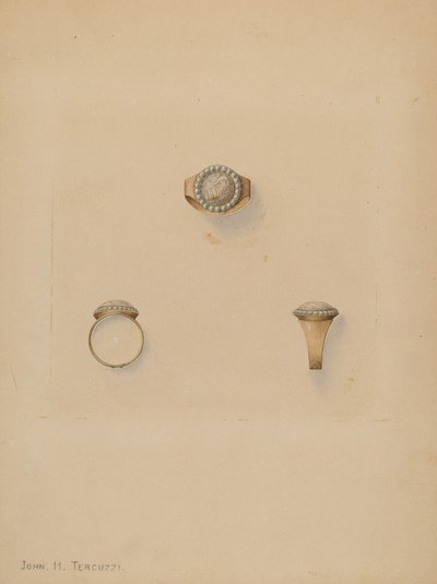 Rouwring door John H. Tercuzzi