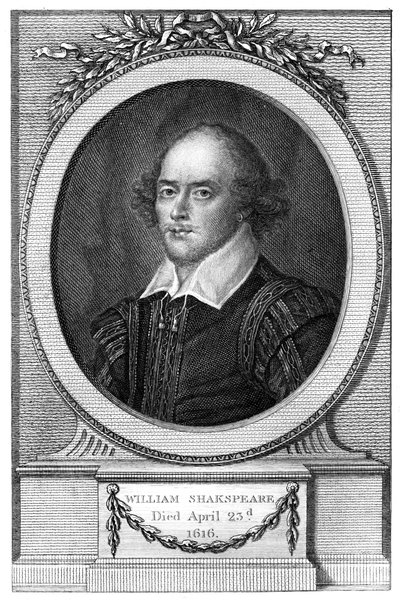 William Shakespeare, Engelse dichter en toneelschrijver, 1820 door John Hall
