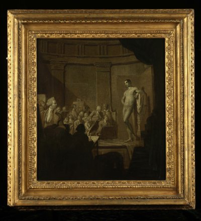 Een Academie, ca. 1759-60 door John Hamilton Mortimer