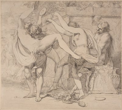 Bacchanaal door John Hamilton Mortimer