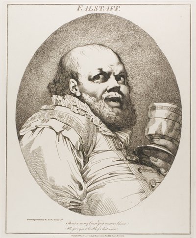 Falstaff door John Hamilton Mortimer