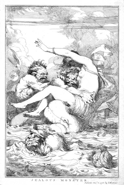 Jaloerse monster, 1778 door John Hamilton Mortimer