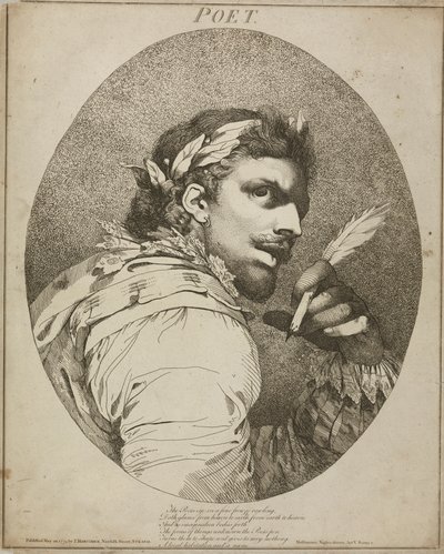 De dichter, "Een midzomernachtsdroom", Act V, Scene I door John Hamilton Mortimer