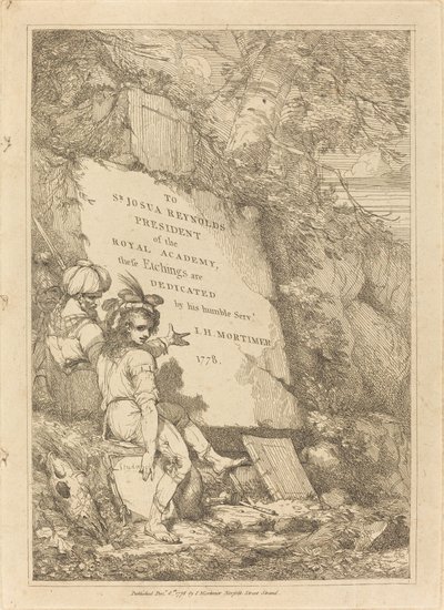 Titelpagina door John Hamilton Mortimer