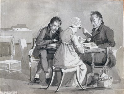 Een Avond Lezen, 17 februari 1812 door John Harden
