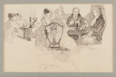 Een Avondentertainment, 1804 door John Harden
