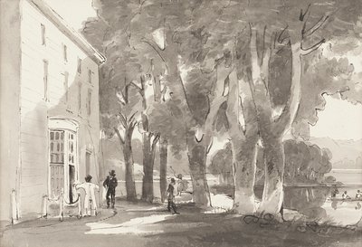 Veerboot, 1814 door John Harden