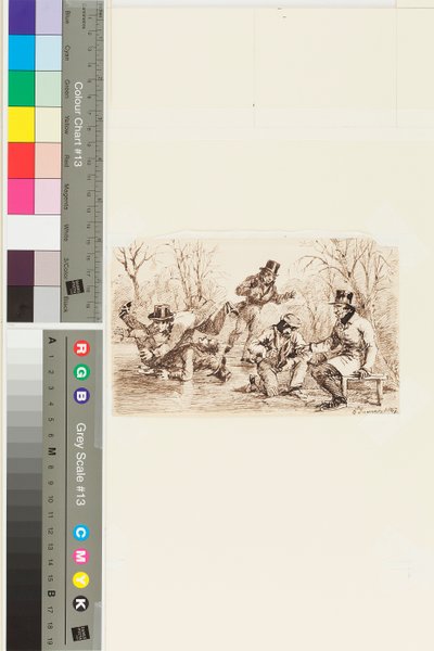 Schaatsen, 6 januari 1847 door John Harden