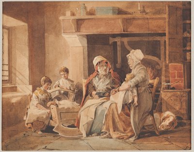 De dorpsdokteres, 1820 door John Harden