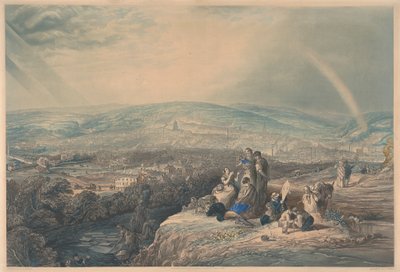 Panoramisch Uitzicht op Sheffield door John Harris