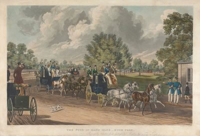 De Four-in-Hand Club, Hyde Park door John Harris