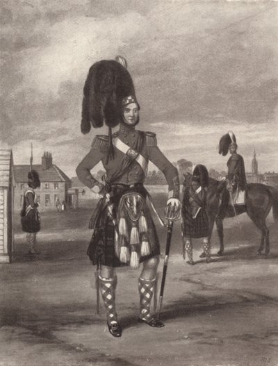 De 93e Sutherland Highlanders Review Order, ca. 1820-1870, 1909 door John Harris Junior